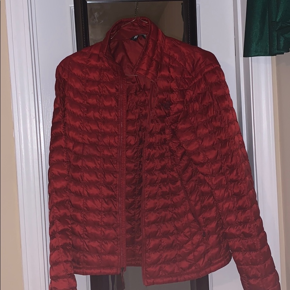 Fleece North Face jacket.